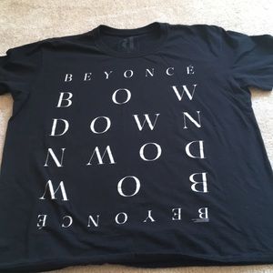 Beyoncé Bow Down shirt size XL